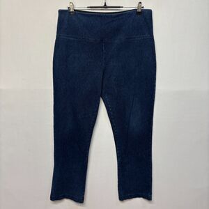 Lysse Women Pull On Jeans Size 1X Blue Stretch Denim D043 -24